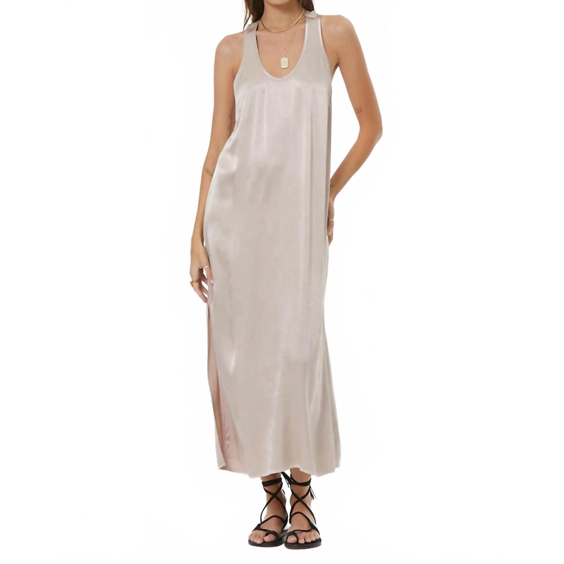New Young Fabulous & Broke Copal Tank Dress In Sandstone